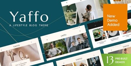 Yaffo - A Lifestyle Personal Blog WordPress Theme - 29272450