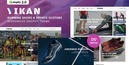 Yikan - Running Shoes & Sports Clothes Shopify Theme - 33978216
