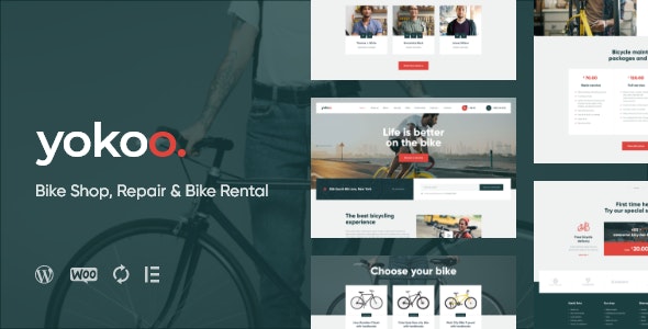 Yokoo - Bike Shop & Rental WordPress Theme - 26465133