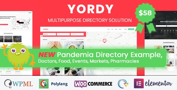 Yordy – Directory Listings WordPress Theme – 23114276