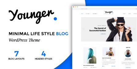 Younger Blogger - Personal Blog Theme - 18150013