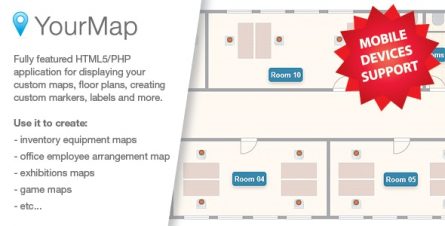 YourMap - customizable maps with back-end panel - 6503550