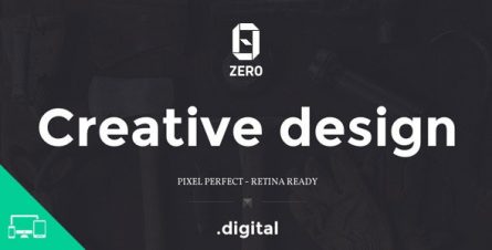 ZER0 - HTML5 Digital Creative Agency Template - 9686127