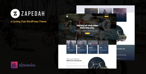 Zapedah - Cycling Club WordPress Theme - 26840569