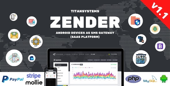 Zender – Android Mobile Devices as SMS Gateway (SaaS Platform) – 26594230
