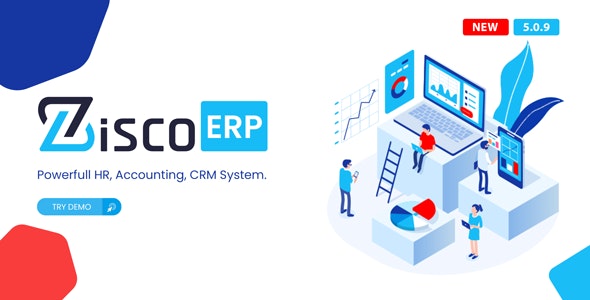 ZiscoERP - Powerful HR, Accounting, CRM System - 16292398