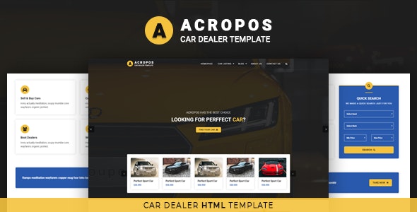 Acropos – Car Dealer HTML Template – 23191074