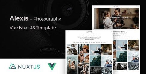 Alexis – Photography Vue Nuxt JS Template – 31755308