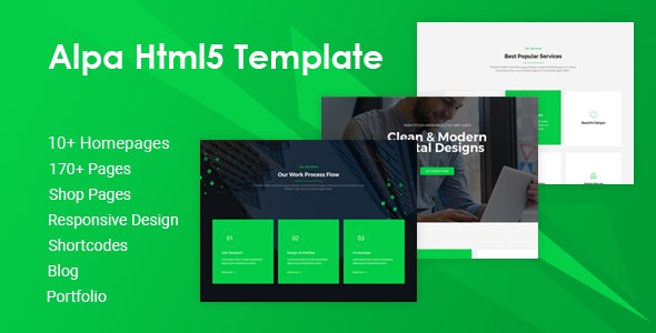 Alpa | Responsive Multipurpose HTML5 Website Template – 24554156