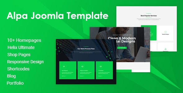 Alpa | Responsive Multipurpose Joomla Website Template – 25169973