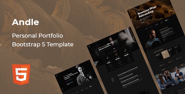 Andle – Personal Portfolio Bootstrap 5 Template – 30252848