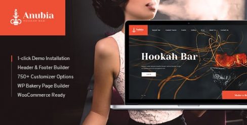 Anubia | Smoking and Hookah Bar WordPress Theme – 21451392