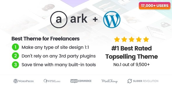 The Ark | WordPress Theme made for Freelancers – 19016121