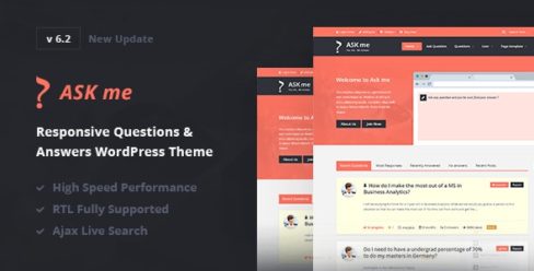 Ask Me – Responsive Questions & Answers WordPress – 7935874
