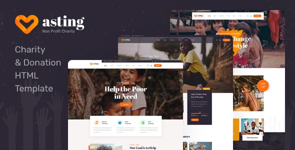 Asting – Charity & Donation HTML Template – 30051588