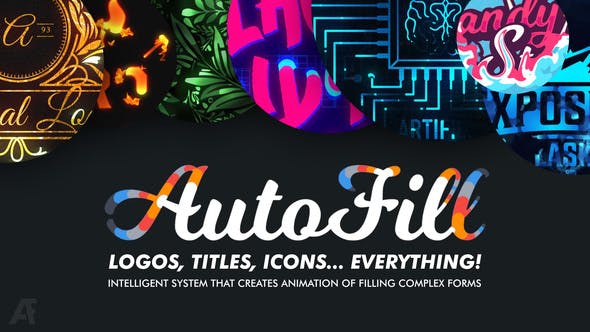 AutoFill – Automatically Animate Titles, Logo Reveals, Animate Icons – 25015480