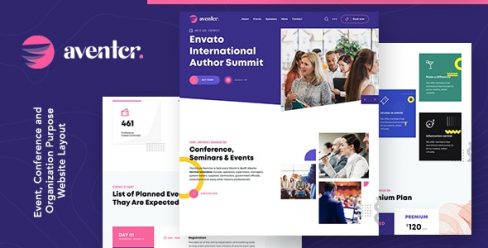 Aventer | Conferences & Events WordPress Theme – 32709407