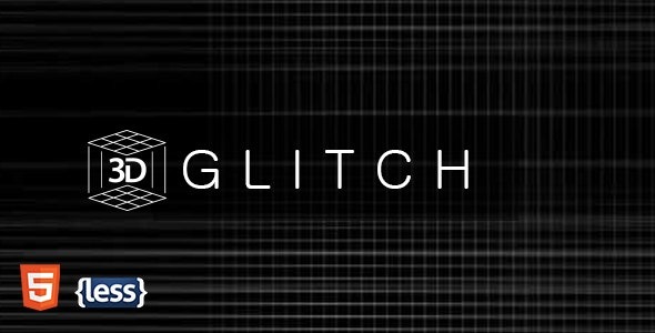 Glitch – Glitchy Animated Coming Soon Template – 11272129