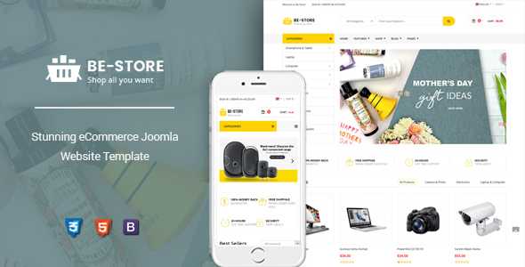 BeStore – Multipurpose Joomla eCommerce Template – 23916768
