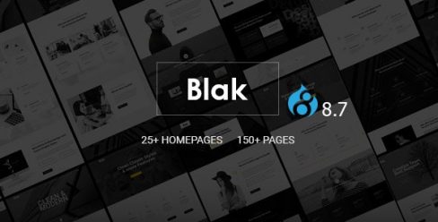 Blak – Responsive Multi-Purpose Drupal 8.7 Theme – 22795311