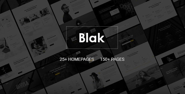 Blak – Responsive MultiPurpose Joomla Website Template With Page Builder – 23787647