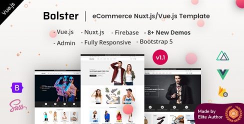 Vue Nuxt.js eCommerce Template – Bolster – 26040890