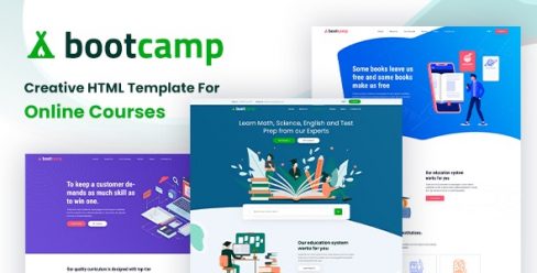 Bootcamp – Online Courses and Educational Site Template – 26369572