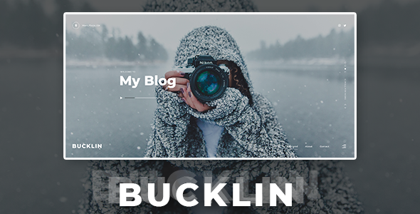 Bucklin – Creative Personal Blog HTML Template – 23647046