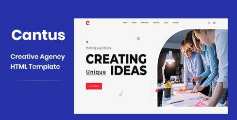 Cantus – One Page Agency HTML Template – 26301815