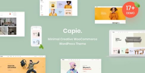 Capie – Minimal Creative WooCommerce WordPress Theme – 23824695