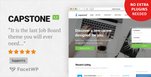 Capstone: Job Board WordPress Theme – 22355387
