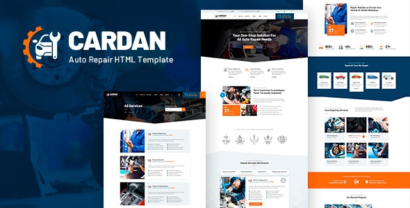 Cardan – Car Repair Services HTML Template – 30183671