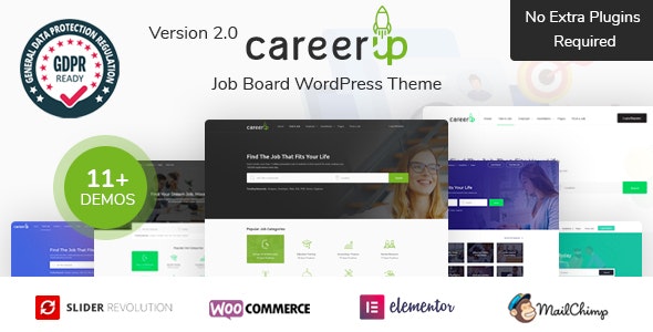 CareerUp – Job Board WordPress Theme – 24002090