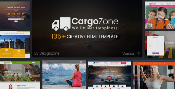 CargoZone – Transport, Cargo, Logistics & Business Multipurpose HTML Template – 19670312