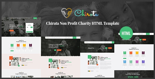 Chirota – Non Profit Charity HTML Template – 31784373