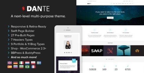 Dante – Responsive Multi-Purpose WordPress Theme – 6175269