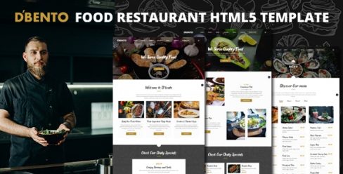 Dbento | Food Restaurant HTML5 Template – 31600280
