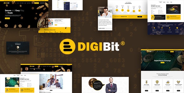DigiBit – Bitcoin Trading Theme – 21375339
