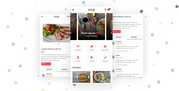 dish-cafe-food-and-restaurant-mobile-template-25146650