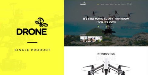 Drone – Single Product WordPress Theme – 16348804
