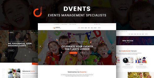 Dvents – Events Management Companies and Agencies WordPress Theme – 20289807