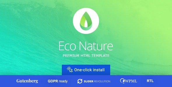 Eco Nature – Environment & Ecology WordPress Theme – 8497776