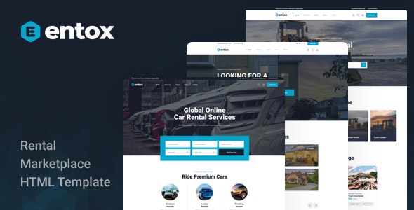Entox – Rental Marketplace HTML Template – 31909943