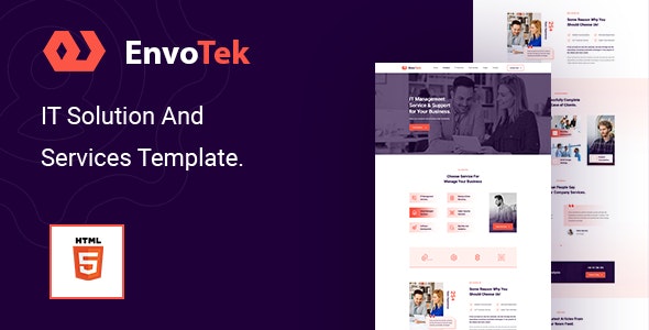 EnvoTek – IT Solution and Services HTML5 Template – 31149325