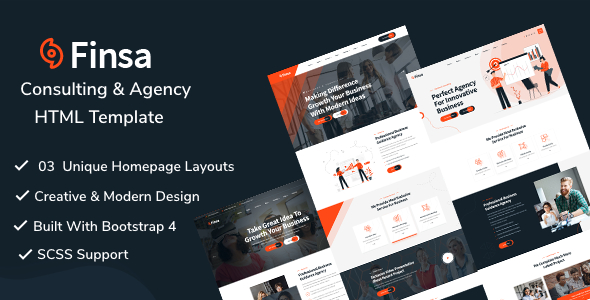 Finsa – Consulting & Agency HTML Template – 28369797