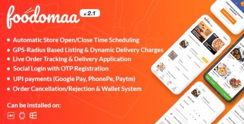 Foodomaa – Multi-restaurant Food Ordering, Restaurant Management and Delivery Application – 24534953
