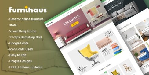 Furnihaus – Responsive Furniture WooCommerce WordPress Theme – 21835652