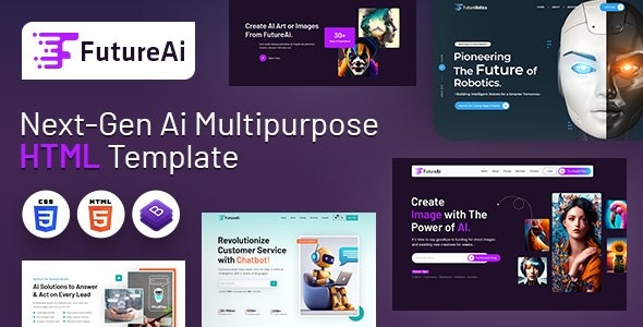 Future AI | Robotics Multipurpose HTML Template – 48339044