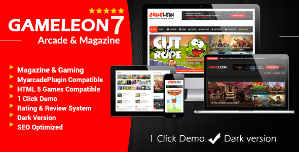 Gameleon – WordPress Arcade & Magazine Theme – 3271091