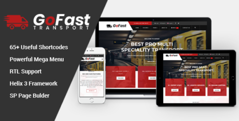GoFast – Multipurpose Transport & Logistics Joomla Template – 22296605